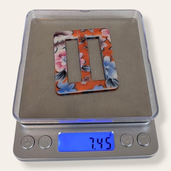 Vintage Floral Belt Buckle - Picture 5 of 5